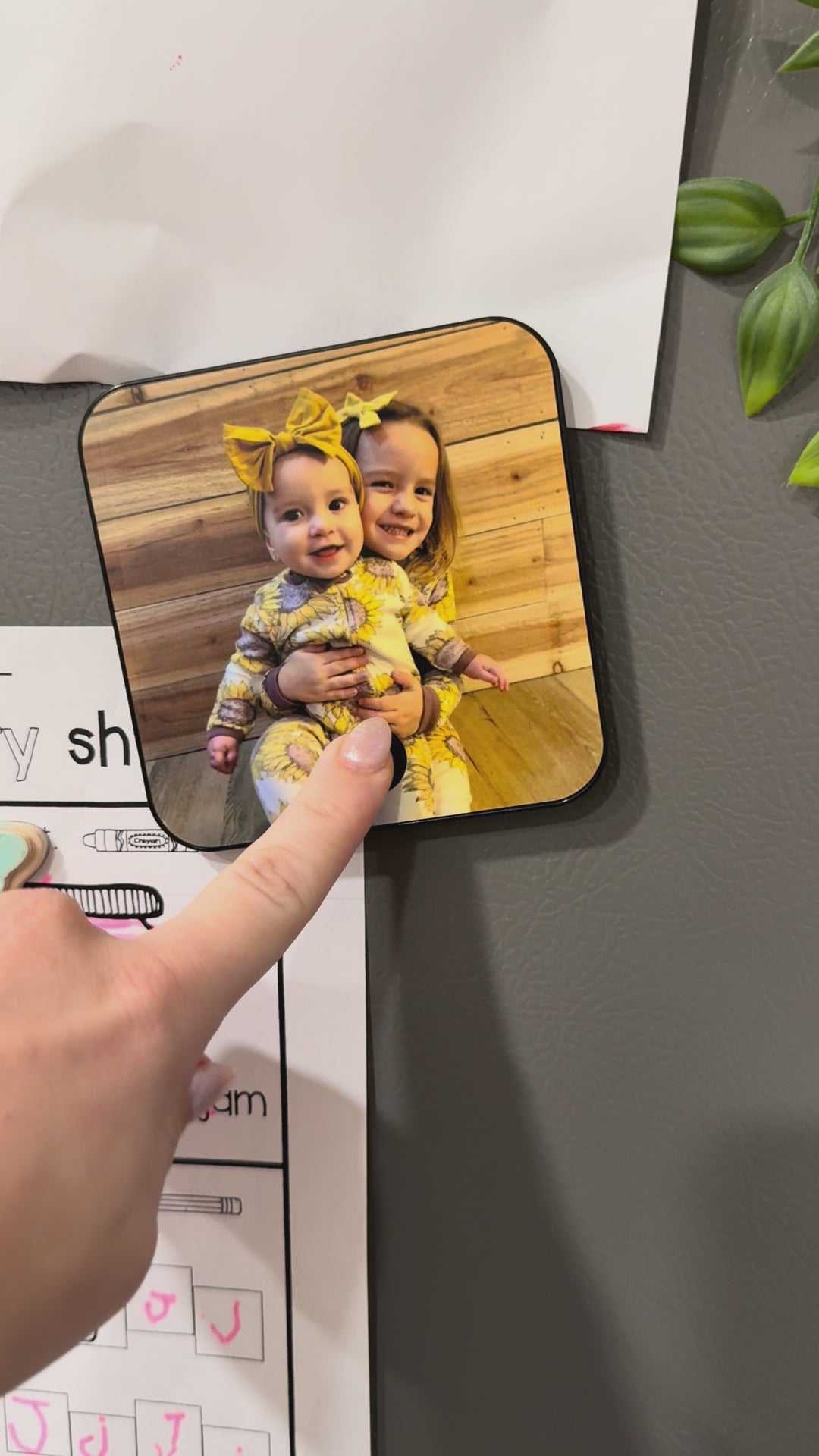 Custom Photo & Song Magnet